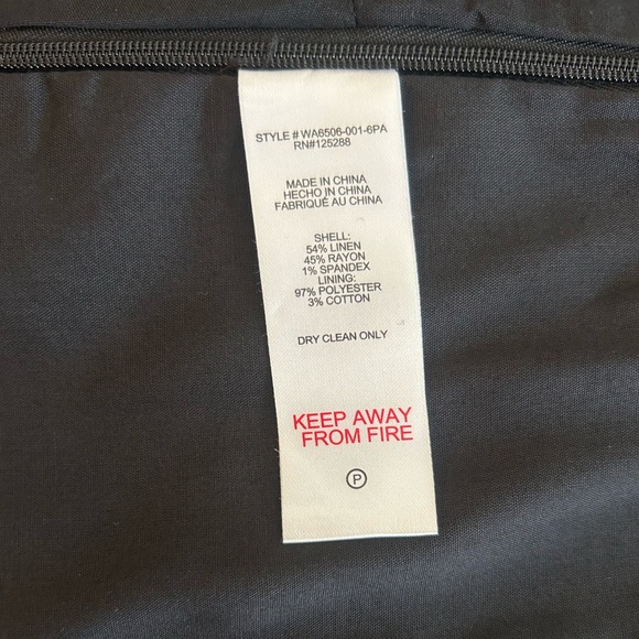 Jason Wu linen blend cut out crop top | large | black - Picture 6 of 6